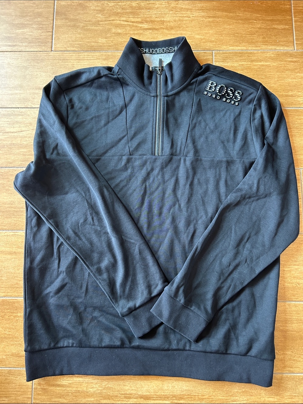 Hugo Boss Black Quarter-Zip Lightweight Jacket